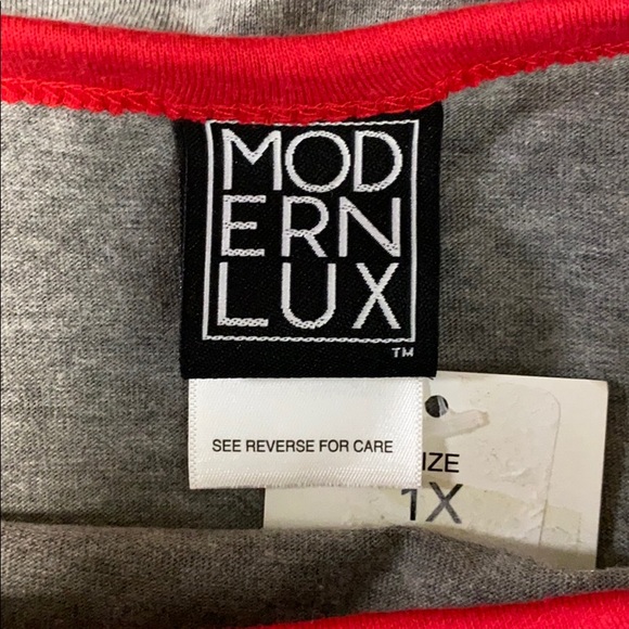 Santa baseball tee size 1X NWT - Picture 3 of 4